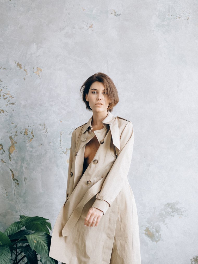 Marlowe wool coat