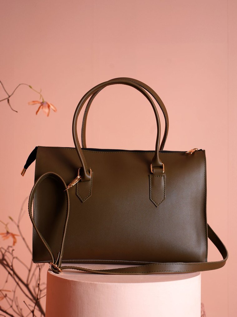 Otto leather tote