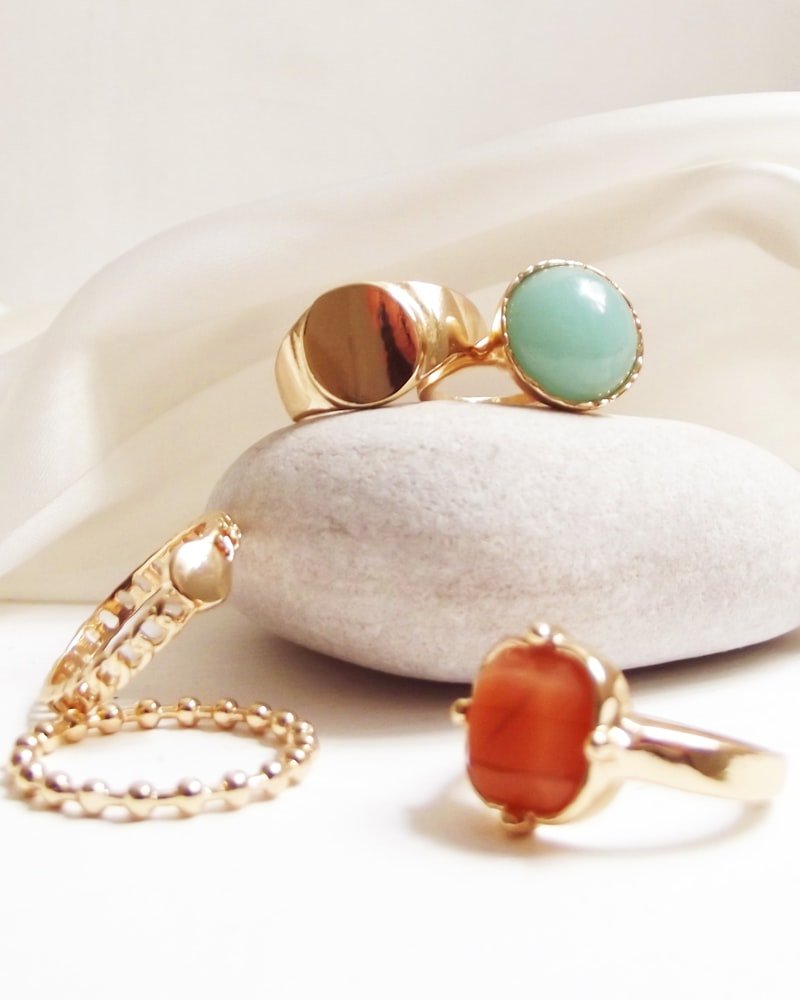 Selene Stone Ring Set