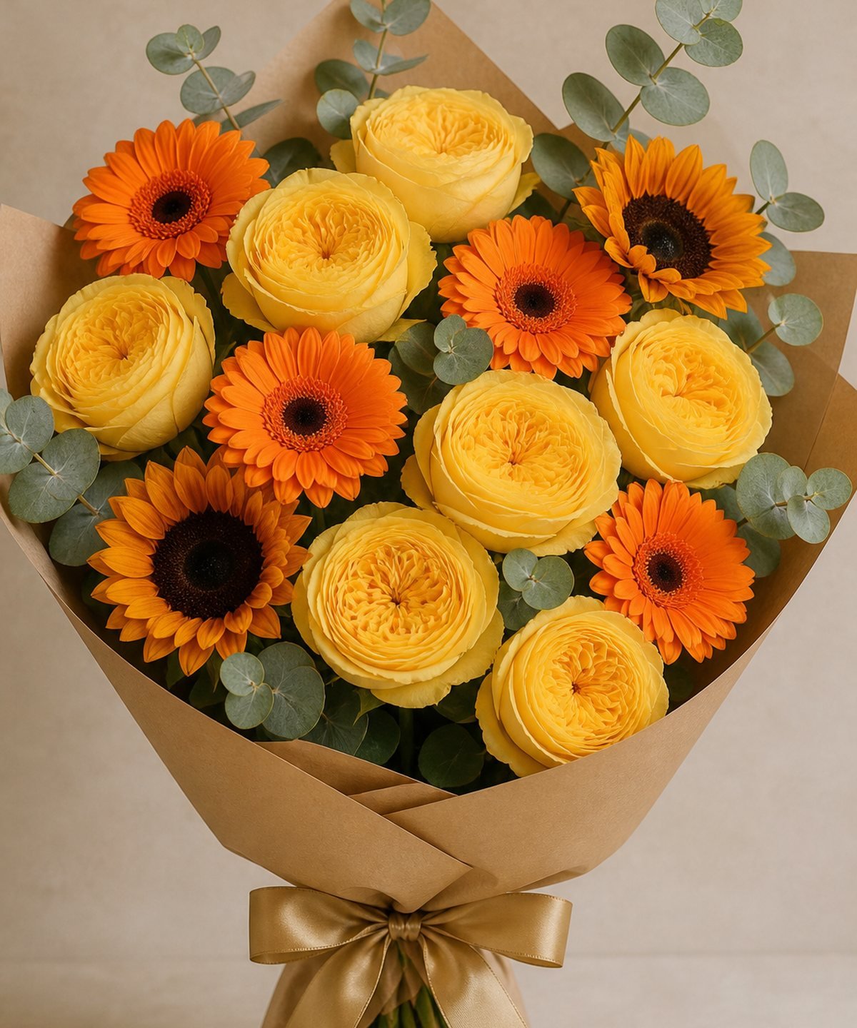 Sunlit Marigold Bunch
